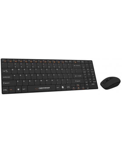 Esperanza EK122K keyboard RF Wireless QWERTY Black
