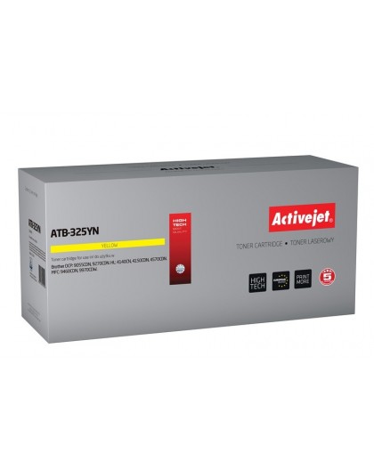 Activejet ATB-325YN toner (replacement for Brother TN-325Y Supreme 3500 pages yellow)