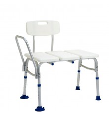 Vermeiren Kate Wheelchair bench with backrest White