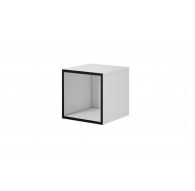 Cama open cabinet ROCO RO6 37/37/39 white/black