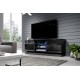 Cama TV cabinet QIU 160 MDF black gloss/black gloss