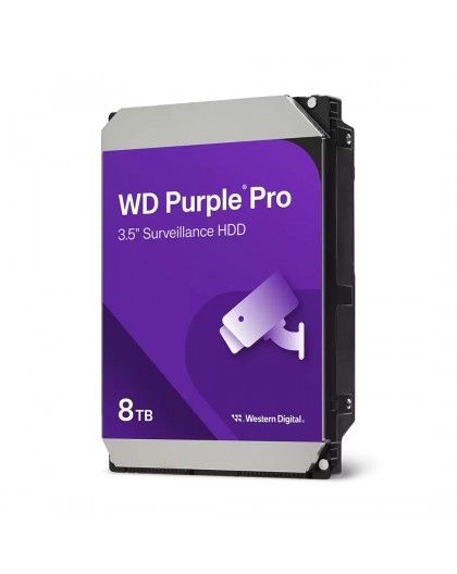 Western Digital Purple Pro Smart Video HDD 8TB internal hard drive 7200 RPM 3.5" Serial ATA