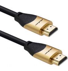 Qoltec 50355 HDMI v2.1 Cable Ultra high speed 8K | 60Hz | 28AWG | GOLD | 2m
