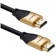 Qoltec 50355 HDMI v2.1 Cable Ultra high speed 8K | 60Hz | 28AWG | GOLD | 2m