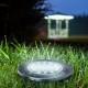 Maclean MCE318 LED Solar Pathway Lights with Ground Spike 12 LED SMD Neutral White 4000K 0.7 W Solar Lamp for Outdoor Path Light