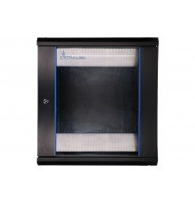Extralink Rackmount cabinet 12U 600x450 Black wall mounted
