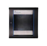 Extralink Rackmount cabinet 12U 600x450 Black wall mounted
