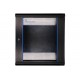 Extralink Rackmount cabinet 12U 600x450 Black wall mounted