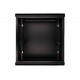 Extralink Rackmount cabinet 12U 600x450 Black wall mounted