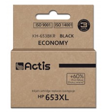 Actis KH-653BKR Ink Cartridge (replacement for HP 653XL 3YM75AE Premium 20ml 575 pages black)