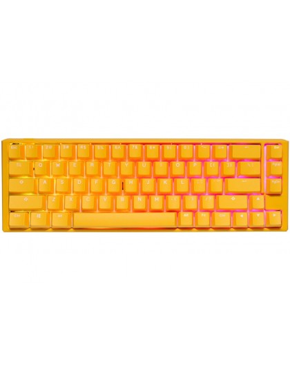 Ducky One 3 Yellow SF keyboard Gaming USB QWERTY US English