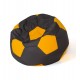 Sako bag pouffe Ball black-yellow XXL 140 cm