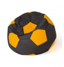 Sako bag pouffe Ball black-yellow XXL 140 cm