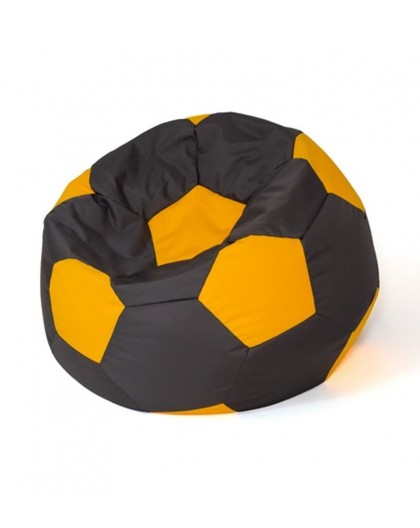 Sako bag pouffe Ball black-yellow XXL 140 cm