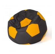 Sako bag pouffe Ball black-yellow XXL 140 cm