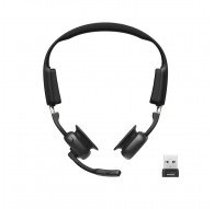 SHOKZ OpenMeet UC Wireless Bluetooth Bone Conduction Videoconferencing Headset with USB-A adapter