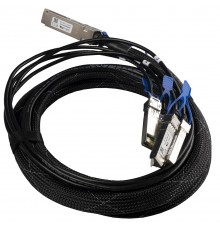 MikroTik XQ+BC0003-XS+ | QSFP28 to 4x SFP28 break-out cable | 1x QSFP28 to 4x SFP28, 3m