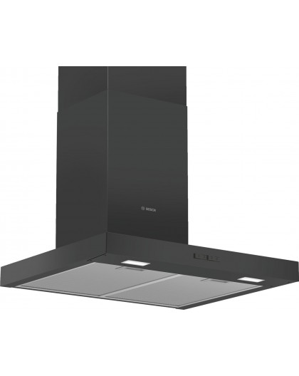 Bosch Serie 2 DWB66BC60 cooker hood Wall-mounted Black 621 m³/h B