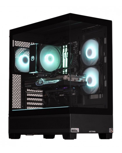 Actina 5901443387138 PC AMD Ryzen™ 5 7600 32 GB DDR5-SDRAM 1 TB SSD AMD Radeon RX 7700 XT Midi Tower Black