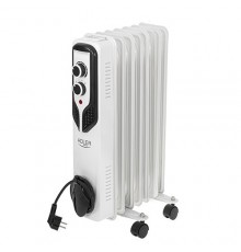 Adler AD 7815 electric space heater Indoor White 1500 W Oil electric space heater