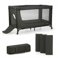 KinderKraft travel cot JOY LIGHT GREY