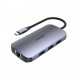 UNITEK uHUB N9+ Wired USB 3.2 Gen 1 (3.1 Gen 1) Type-C Grey