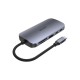 UNITEK uHUB N9+ Wired USB 3.2 Gen 1 (3.1 Gen 1) Type-C Grey