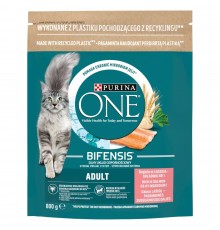 PURINA One Bifensis Adult Salmon - dry cat food - 800 g