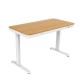 Tuckano Electric height adjustable desk ET119W-C white/oak