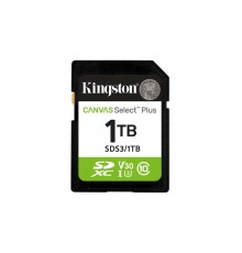 Kingston Technology 1TB SDXC Canvas Select Plus Gen3 150MB/s C10 UHS-I U3 V30