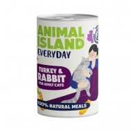 ANIMAL ISLAND Everyday Turkey and rabbit - wet cat food - 400g