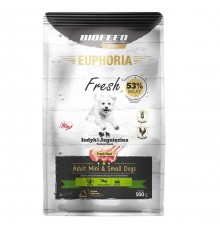 BIOFEED Euphoria Fresh Adult Turkey and lamb XS/S - dry dog food - 500g