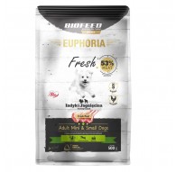 BIOFEED Euphoria Fresh Adult Turkey and lamb XS/S - dry dog food - 500g