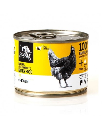 3COTY 33. Chicken Kitten - wet cat food - 180g