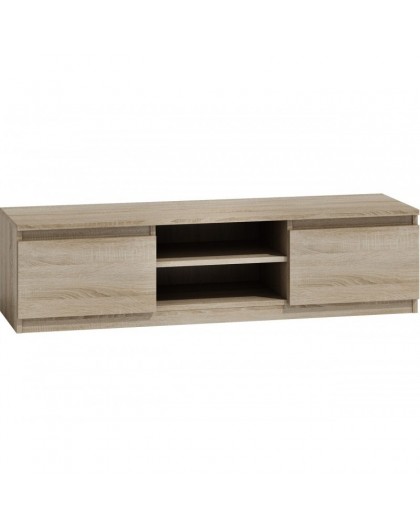 Topeshop RTV140 SONOMA TV stand/entertainment centre 2 shelves