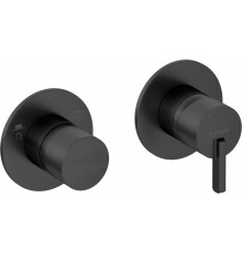 Shower mixer with shower switch - horizontal