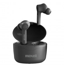 Maxell Bass 13 Sync Up Wireless Bluetooth In-Ear Headphones with Charging Case Black