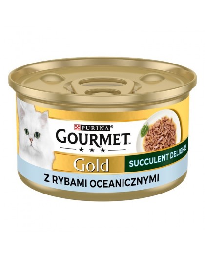 PURINA Gourmet Gold Succulent Delights Ocean fish - wet cat food - 85g