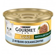 PURINA Gourmet Gold Succulent Delights Ocean fish - wet cat food - 85g