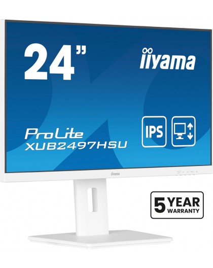 iiyama ProLite 24” IPS technology panel with height adjustable stand and 100Hz refresh rate