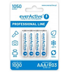 Rechargeable batteries everActive Ni-MH R03 AAA 1050 mAh Professional Line