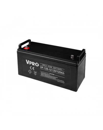 VOLT POLSKA AGM VPRO 12V 120Ah VRLA Maintenance-free battery