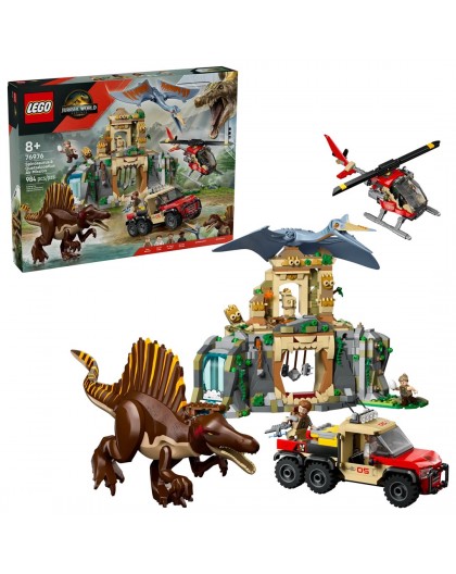 LEGO JURASSIC WORLD 76976 Spinosaurus & Quetzalcoatlus Air Mission