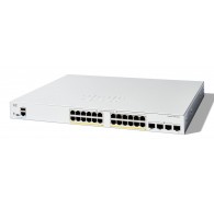 Cisco Catalyst 1200-24FP-4G Smart Switch, 24 Port GE, Full PoE, 4x1GE SFP, Limited Lifetime Protection (C1200-24FP-4G)