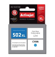 Activejet AE-502CNX ink (replacement for Epson 502XL W24010 Supreme 12 ml cyan)