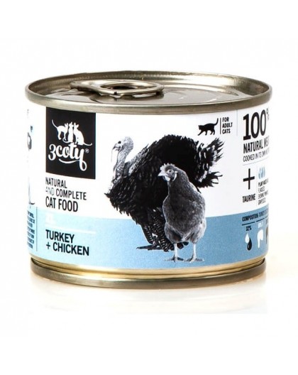 3COTY 21. Turkey and chicken - wet cat food - 180g