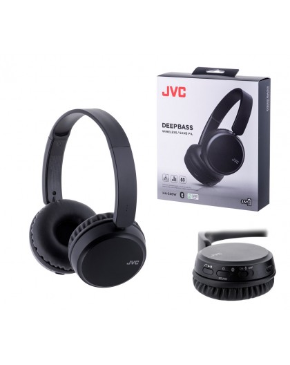 JVC HA-S36W Headphones Wireless Head-band Calls/Music Bluetooth Black