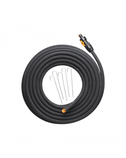 Садовый шланг Fiskars 1025935, 15 м, надземный, резиновый, черный