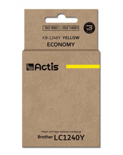Actis KB-1240Y Ink (replacement for Brother LC1240Y/LC1220Y Standard 19 ml yellow)