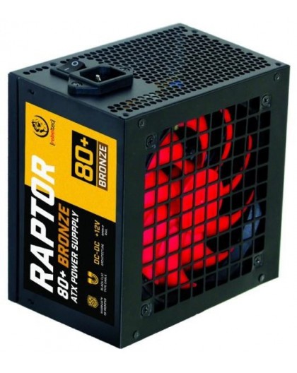 ATX Power Supply Rebeltec RAPTOR 500W, BRONZE 80+, Single Rail, DC-DC